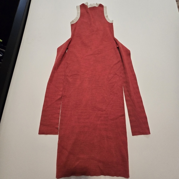 Toccin Sleeveless Button Front Midi Casual Dress V-neck Sleeveless Size XS - Picture 10 of 11